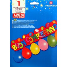 Festone Buon Compleanno con palloncini